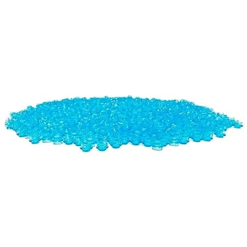Minizfigs 1050PCS Trans-Blue 1x1 Round Plates | Compatible with Major Building Brands thumbnail 10