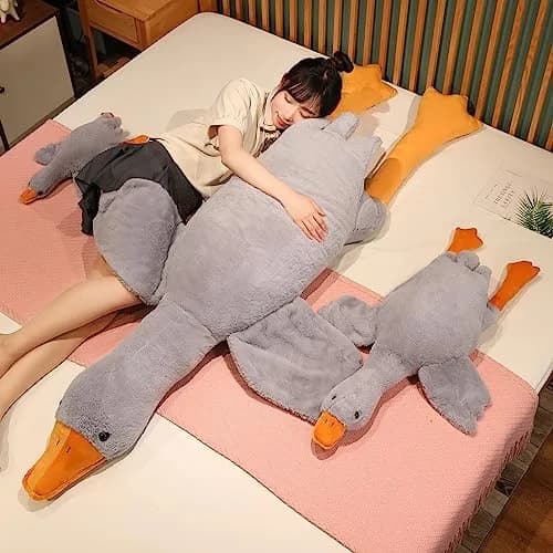 Doireum Swan Stuffed Animal 74.8" | Plush Bed Pillow & Decor for Kids & Adults thumbnail 4