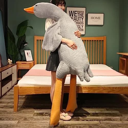 Doireum Swan Stuffed Animal 74.8" | Plush Bed Pillow & Decor for Kids & Adults thumbnail 5