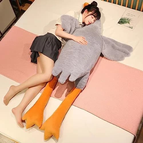 Doireum Swan Stuffed Animal 74.8" | Plush Bed Pillow & Decor for Kids & Adults thumbnail 6