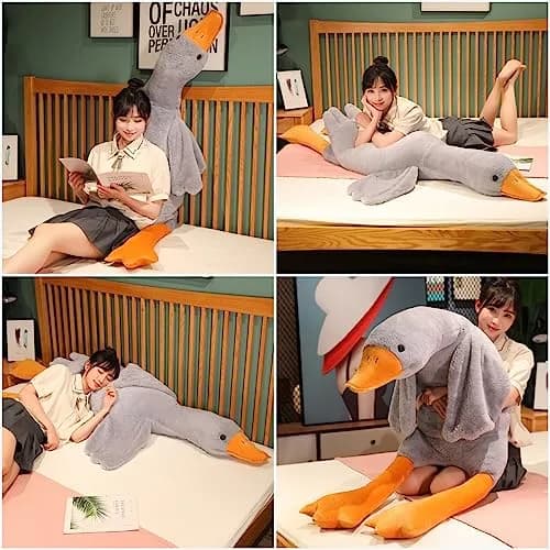 Doireum Swan Stuffed Animal 74.8" | Plush Bed Pillow & Decor for Kids & Adults thumbnail 3
