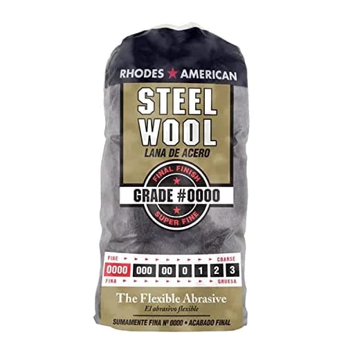 Homax #0000 Super Fine Steel Wool Pads (12-Count) | Restor-A-Finish Walnut Finish Restorer (8oz) thumbnail 2
