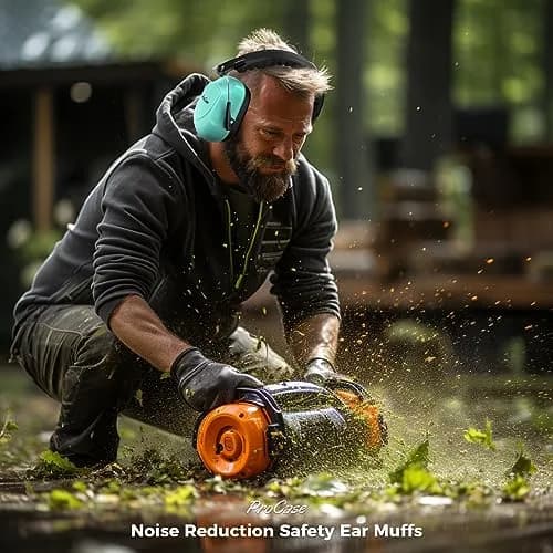 ProCase Hearing Protection Ear Muffs NRR 28dB, Noise Cancelling Headphones | ANSI S3.19 Certified for Shooting, Construction, Study thumbnail 4