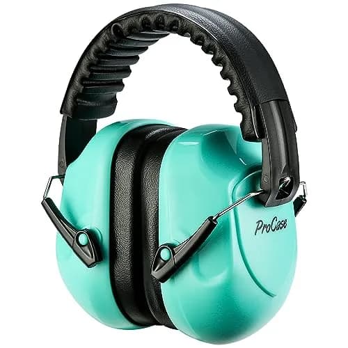 ProCase Hearing Protection Ear Muffs NRR 28dB, Noise Cancelling Headphones | ANSI S3.19 Certified for Shooting, Construction, Study thumbnail 1