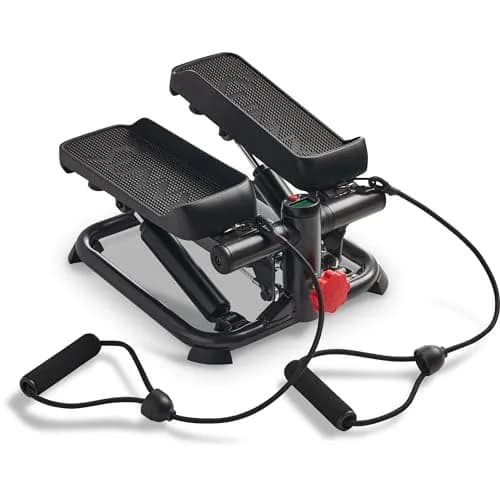 Sunny Health & Fitness Smart Mini Stepper with Bands & Adjustable Step Height | Full Body Workout Home Cardio 8.26 kg (18.2 lb) thumbnail 7
