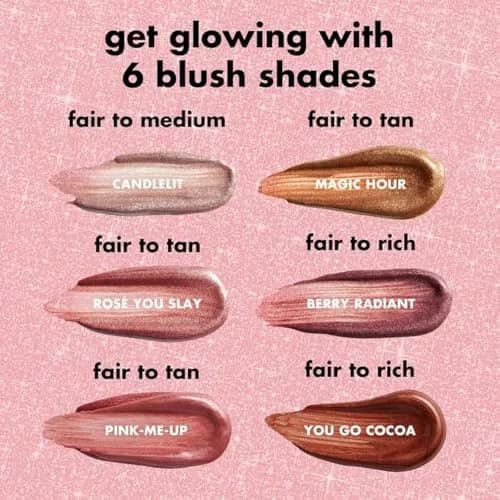 e.l.f. Halo Glow Blush Beauty Wand, Rosé You Slay | Radiant Liquid Blush with Squalane (70-120 chars) thumbnail 6