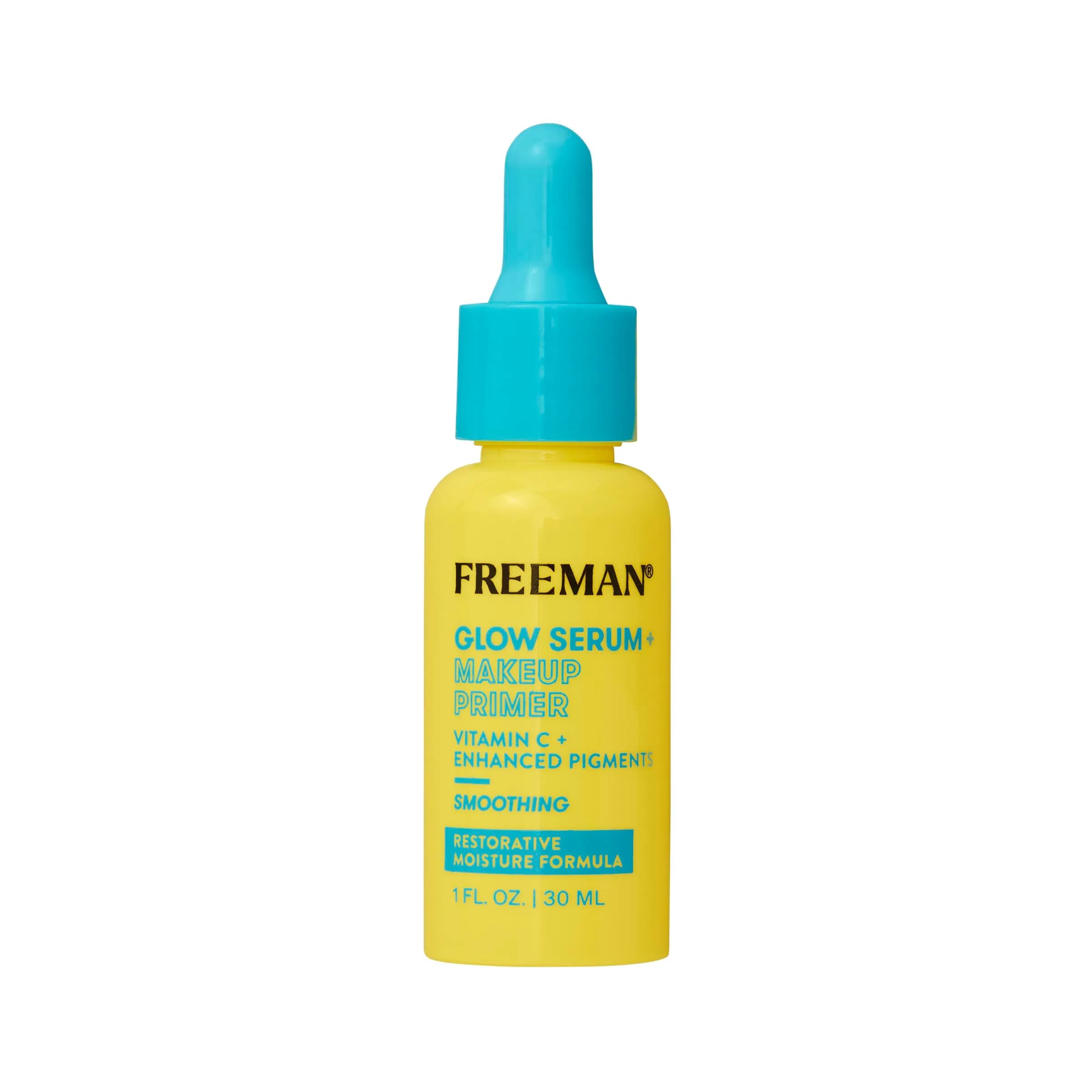 FREEMAN Glow Booster Serum + Makeup Primer with Vitamin C 1.0 Fl Oz | Hydrating, Brightening, Vegan - main product image