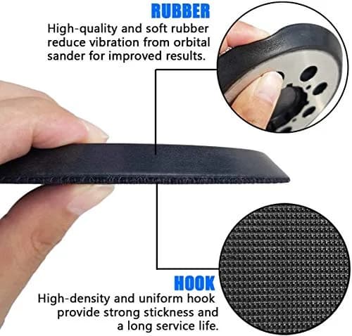 Tockrop 2 Pack 5 Inch 8 Hole Replacement Sander Pad for Dewalt DWE6423/6423K, DWE6421/6421K, DCW210B | Durable, Easy Install, Cost-Effective (70-120 chars) thumbnail 2
