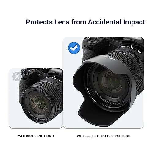 JJC Lens Hood for Nikon NIKKOR Z DX 12-28mm f/3.5-5.6 PZ VR Lens | Reversible Bayonet Mount Shade thumbnail 5