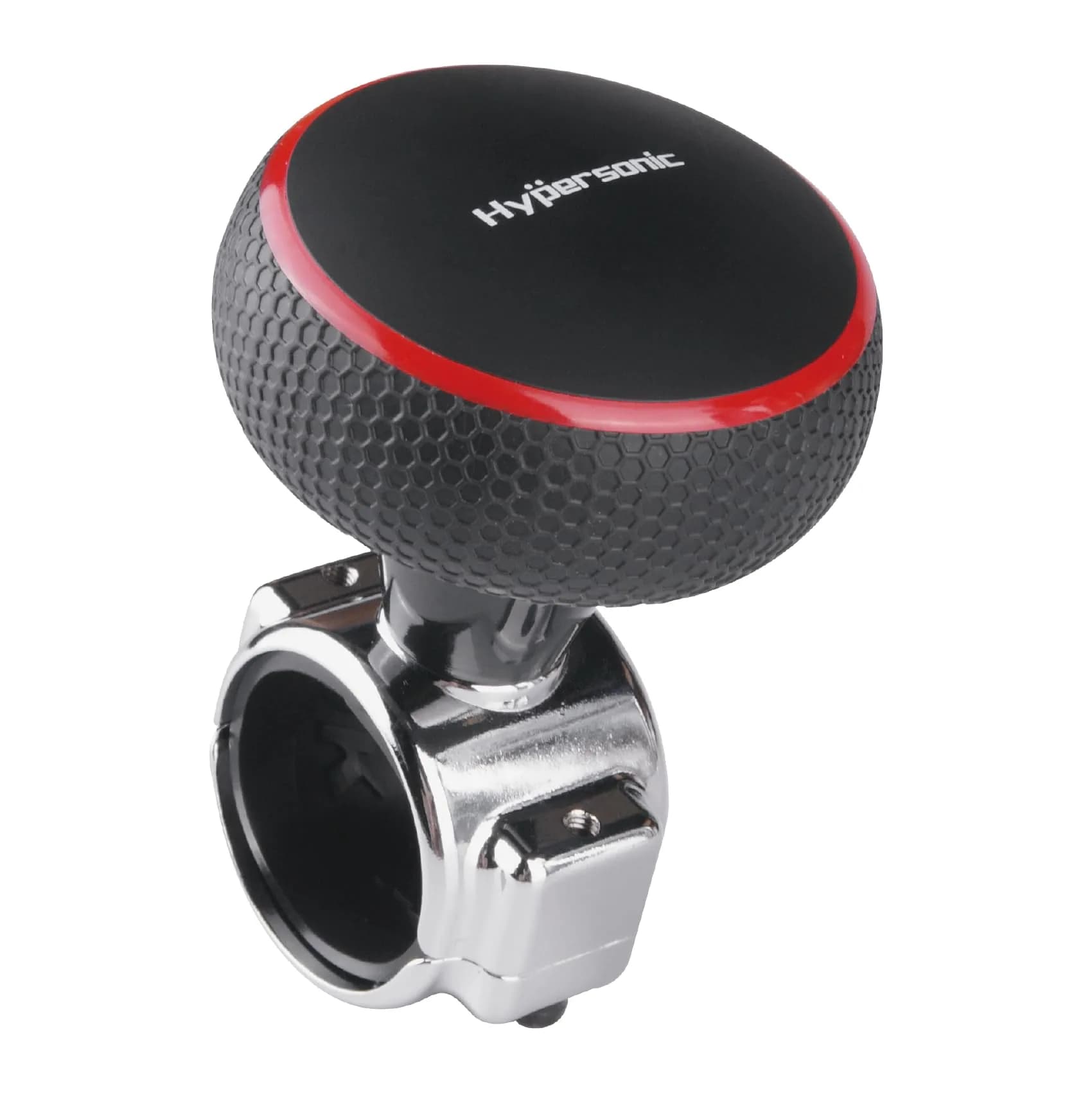 Hypersonic Large Steering Wheel Knob Spinners, Vehicle Steering Wheel Spinners Ball Durable Suicide Knob for Car, SUV, Trucks, Tractors, Boat (Red) | Effortless Control