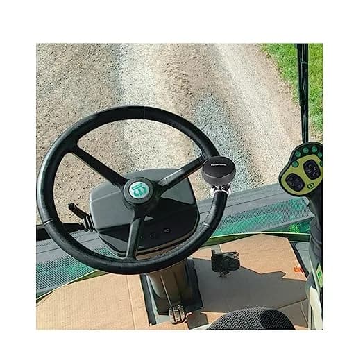 Hypersonic Large Steering Wheel Knob Spinners | Durable Suicide Knob for Car, SUV, Trucks, Tractors, Boat (Black) thumbnail 2