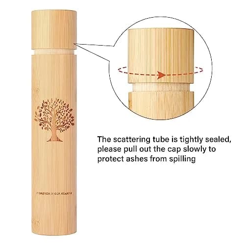 HOOMTREE Small Scattering Tubes for Human Ashes 9"x2" | Eco-Friendly Biodegradable Urns (Set of 4) thumbnail 4