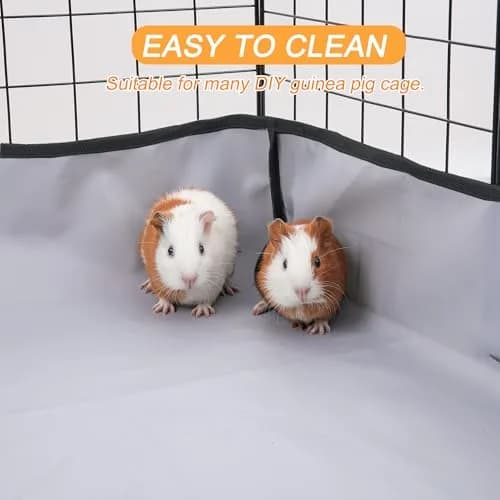 DZWLKJ Waterproof Guinea Pig Cage Liner 71cm x 142cm (28"x56") | Washable Base for Rabbits, Chinchillas, Hedgehogs, Ferrets thumbnail 5