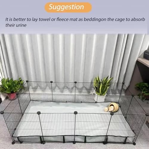 DZWLKJ Waterproof Guinea Pig Cage Liner 71cm x 142cm (28"x56") | Washable Base for Rabbits, Chinchillas, Hedgehogs, Ferrets thumbnail 6