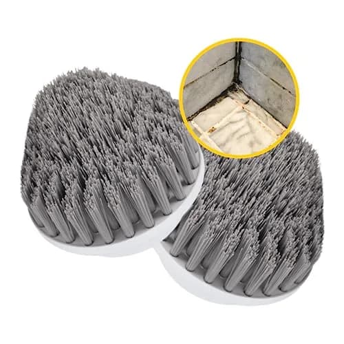 SYNOSHI Cone Brush Heads (2 Units, Gray) | For Tight Spaces & Corners thumbnail 1