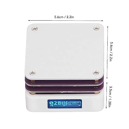 Acogedor Mini Hot Plate, 65W 20V PCB SMD Preheating Soldering Station 350℃ | OLED Display, 5.6cm x 5.6cm thumbnail 9