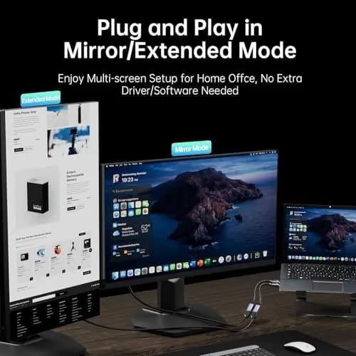 AGFINEST Active DisplayPort to HDMI Adapter 20cm (0.65ft) | 8K@60Hz 4K@120Hz DP 1.4 to HDMI 2.1 Converter thumbnail 8