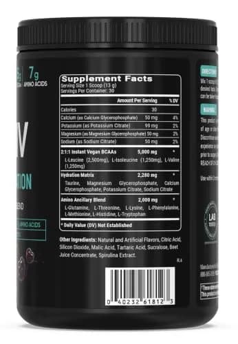 PEScience Amino IV BCAA & EAA Powder 13.8oz | High Leucine, Sugar-Free Hydration thumbnail 9