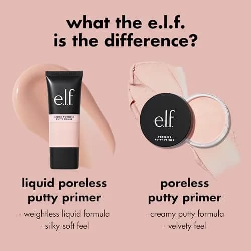 e.l.f. Liquid Poreless Putty Primer Universal Sheer 28ml (0.94 Fl Oz) | Grips Makeup for Long-Lasting Wear thumbnail 6