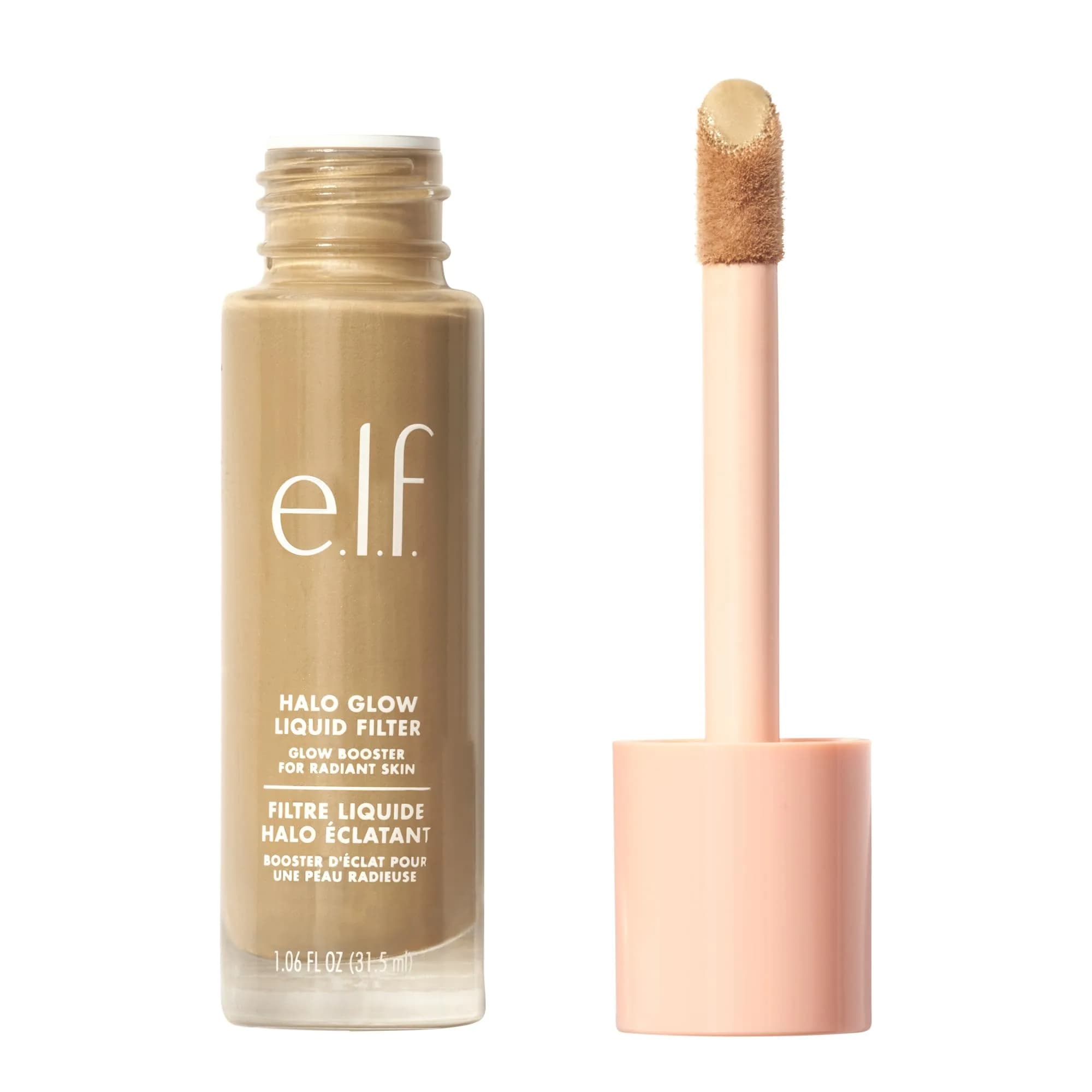 e.l.f. Halo Glow Liquid Filter 3.5 Medium | Hydrating Complexion Boost for All Skin Types — 3.5 Medium