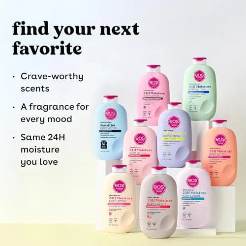 eos Shea Better Sensitive Skin Body Lotion 473ml (16 fl oz) | Fragrance-Free, 48-Hour Moisture for Dry & Eczema-Prone Skin thumbnail 6