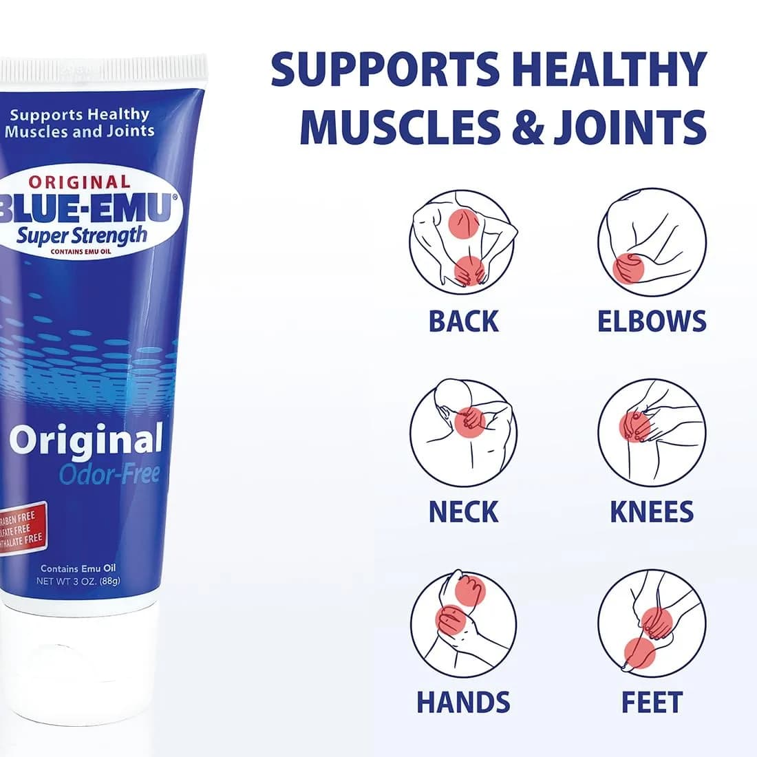 BLUE-EMU Original Super Strength Cream 3 Ounce | Soothing Muscle & Joint Support - view 3