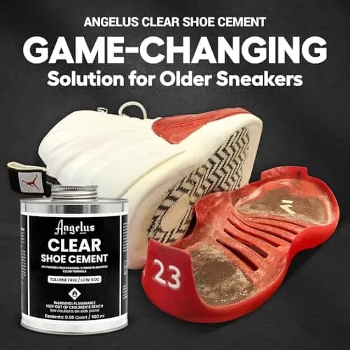 Angelus Clear Shoe Cement 946ml (32 fl oz) | Industrial Strength Sole Adhesive for Sneakers, Boots, & More thumbnail 3