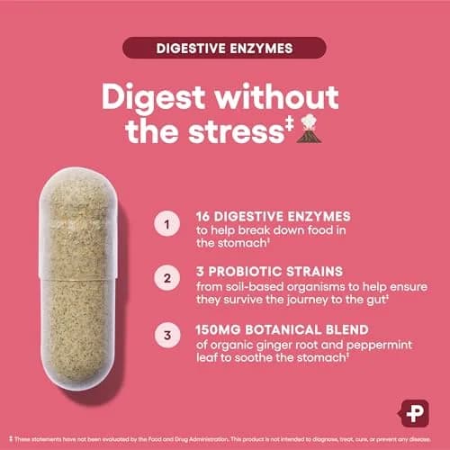 Physician's CHOICE Digestive Enzymes 180 Count (85g) | Supports Gut Health & Reduces Bloating thumbnail 4