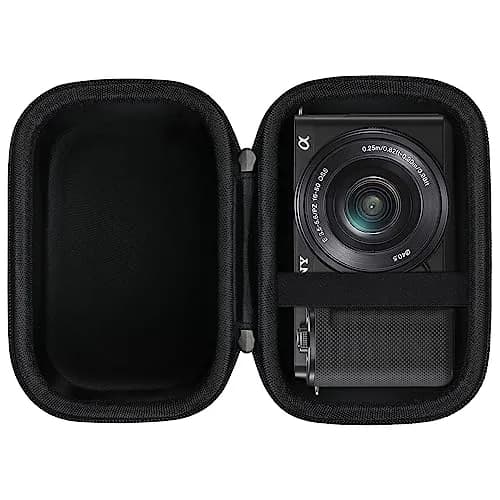 Canboc Carrying Case for Sony ZV-E10 Mirrorless Camera with 16-50mm Lens | Black Hard EVA Shell thumbnail 1