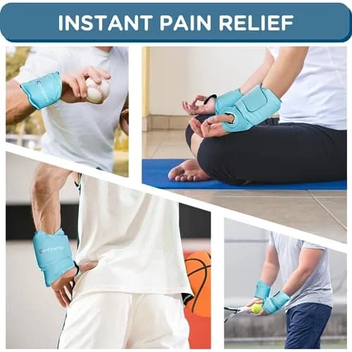 Comfytemp Wrist Ice Pack Wrap Carpal Tunnel Relief 2 Pack | Targeted Cold & Hot Therapy for Hand & Wrist Pain thumbnail 4