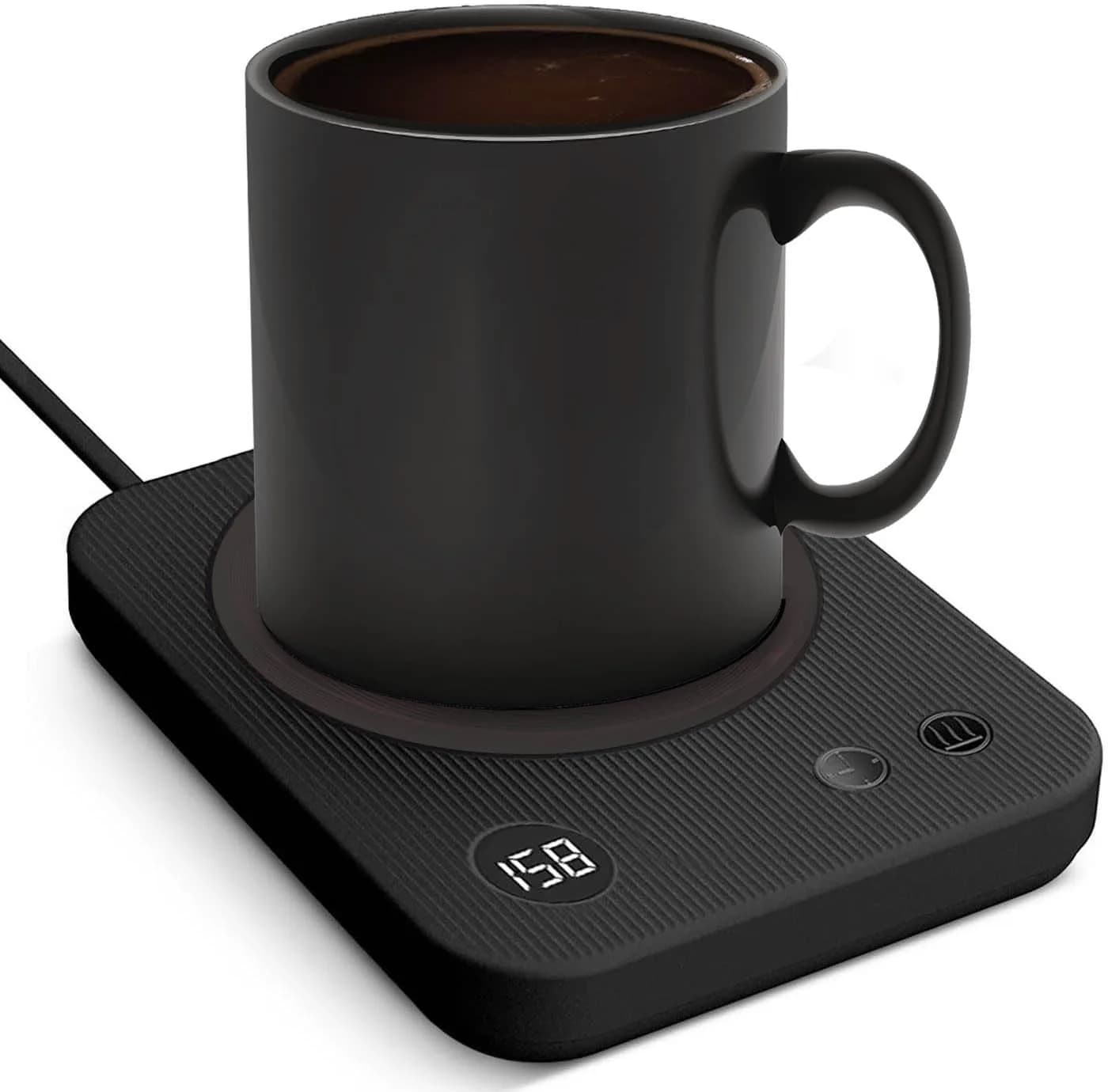 Lesipee Electric Coffee Mug Warmer with Auto Shut Off & 3 Temperature Settings | 156 ml (5.5 fl oz) - main product image