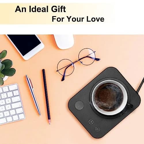 Lesipee Electric Coffee Mug Warmer with Auto Shut Off & 3 Temperature Settings | 156 ml (5.5 fl oz) thumbnail 7