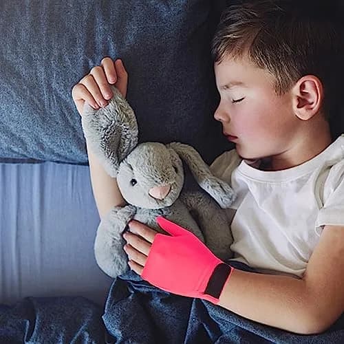Yxmeiguo Thumb Guard Kids Anti-Sucking Glove 2 Pairs Pink | Stops Finger Biting thumbnail 7