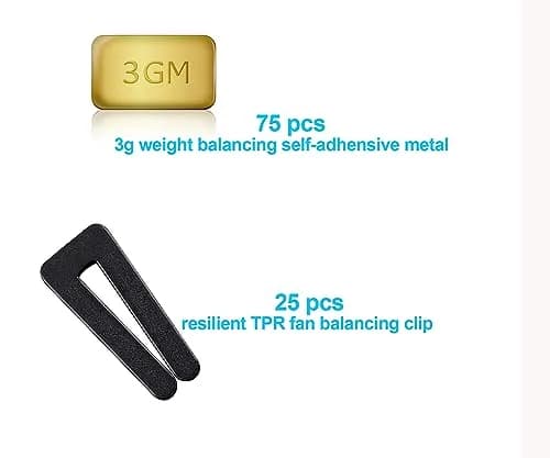 HFYHWT Ceiling Fan Blade Balancing Kit 100PCS | Fix Wobble & Noise thumbnail 3