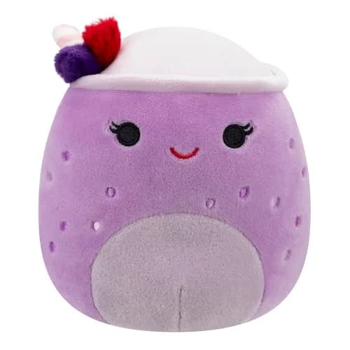 Squishmallows Vie Berry Smoothie 5-Inch (12.7 cm) Plush Toy | Official Jazwares Collectible thumbnail 1