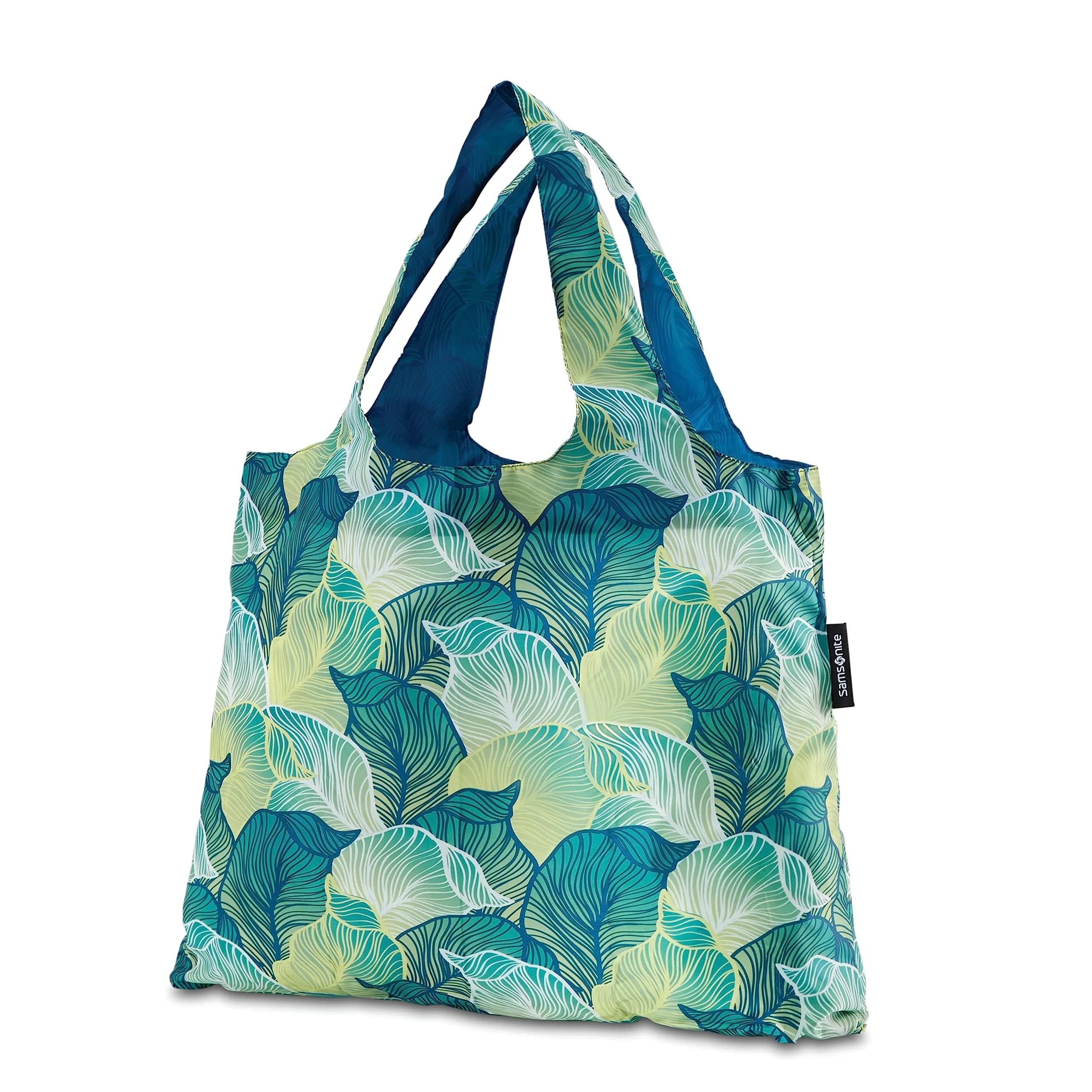 Samsonite Foldable Shopper’s Tote, Leaf Print, 23kg (50 lb) Capacity | Lightweight & Compact Travel Bag - main product image