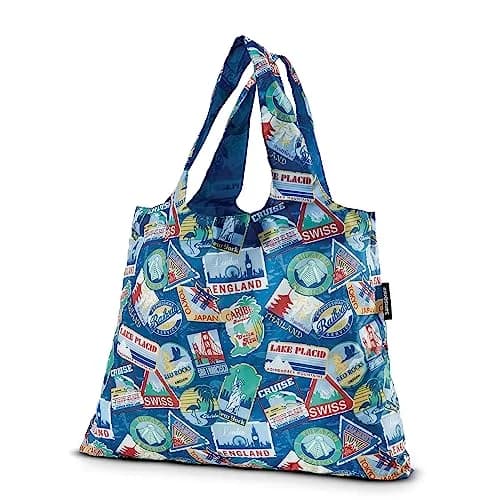 Samsonite Foldable Shopper’s Tote, Leaf Print, One Size | Reusable Shopping Tote Bag for India thumbnail 1