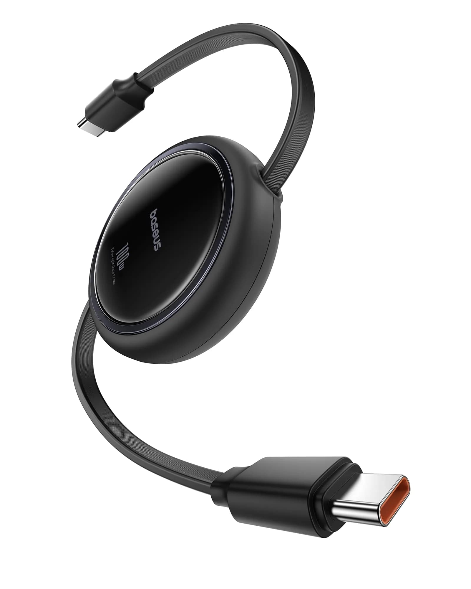 Baseus Retractable USB C to USB C Cable 1m (3.3ft) | 100W Fast Charging Data Transfer - main product image