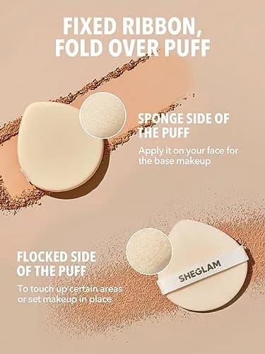 SHEGLAM Skin-Focus Full Coverage Powder Foundation 0.39oz | Oil-Control, Matte Finish, Cruelty-Free thumbnail 4