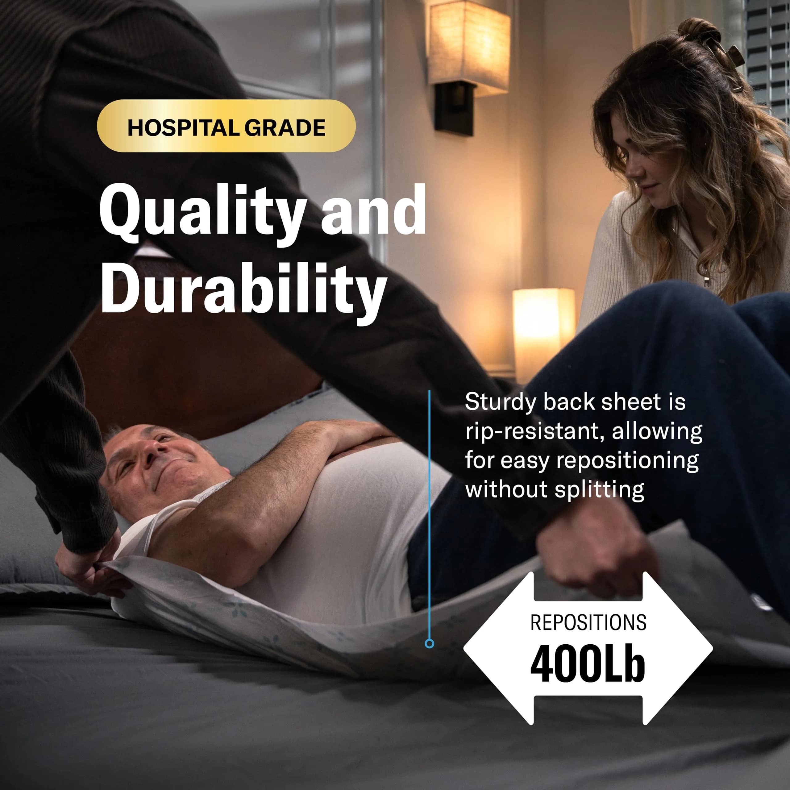 Chucks® MAX Hospital Bed Pads 36 x 36 Inch | Breathable Incontinence Underpads for Adults - 20 Count - view 4
