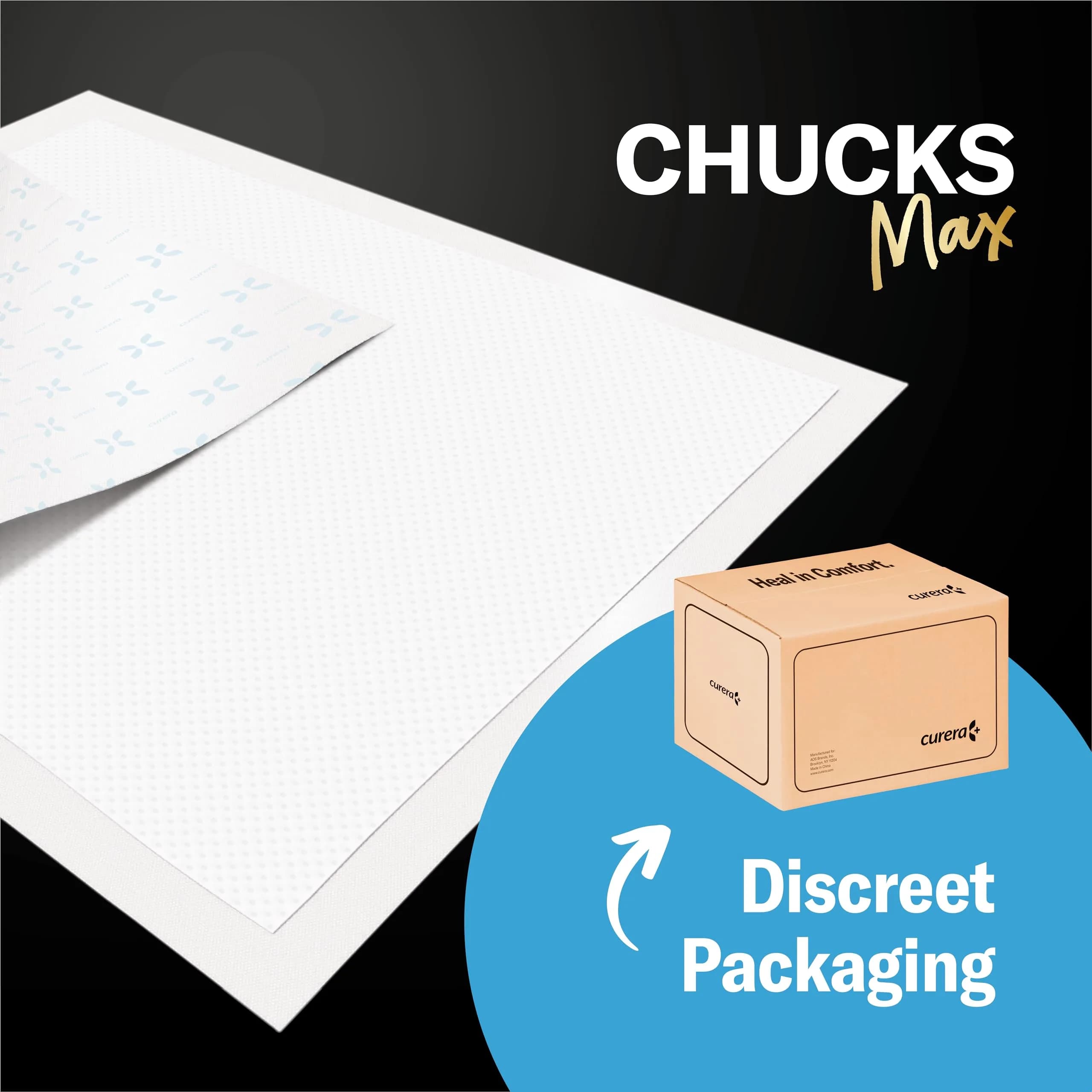 Chucks® MAX Hospital Bed Pads 36 x 36 Inch | Breathable Incontinence Underpads for Adults - 20 Count - view 8