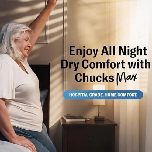 Chucks® MAX Hospital Bed Pads 36 x 36 Inch | Breathable Incontinence Underpads for Adults - 20 Count thumbnail 2
