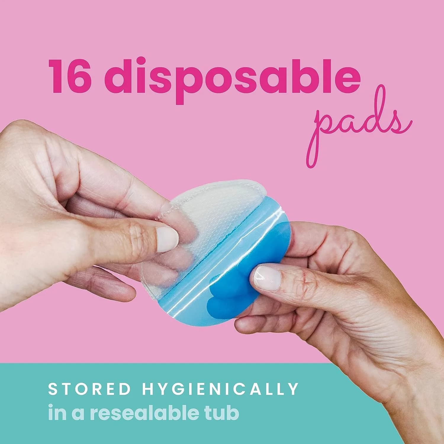 LaVie Mommy Mend Soothing Gel Pads (16 Count) | Instant Cooling Relief for Sore Nipples - view 4