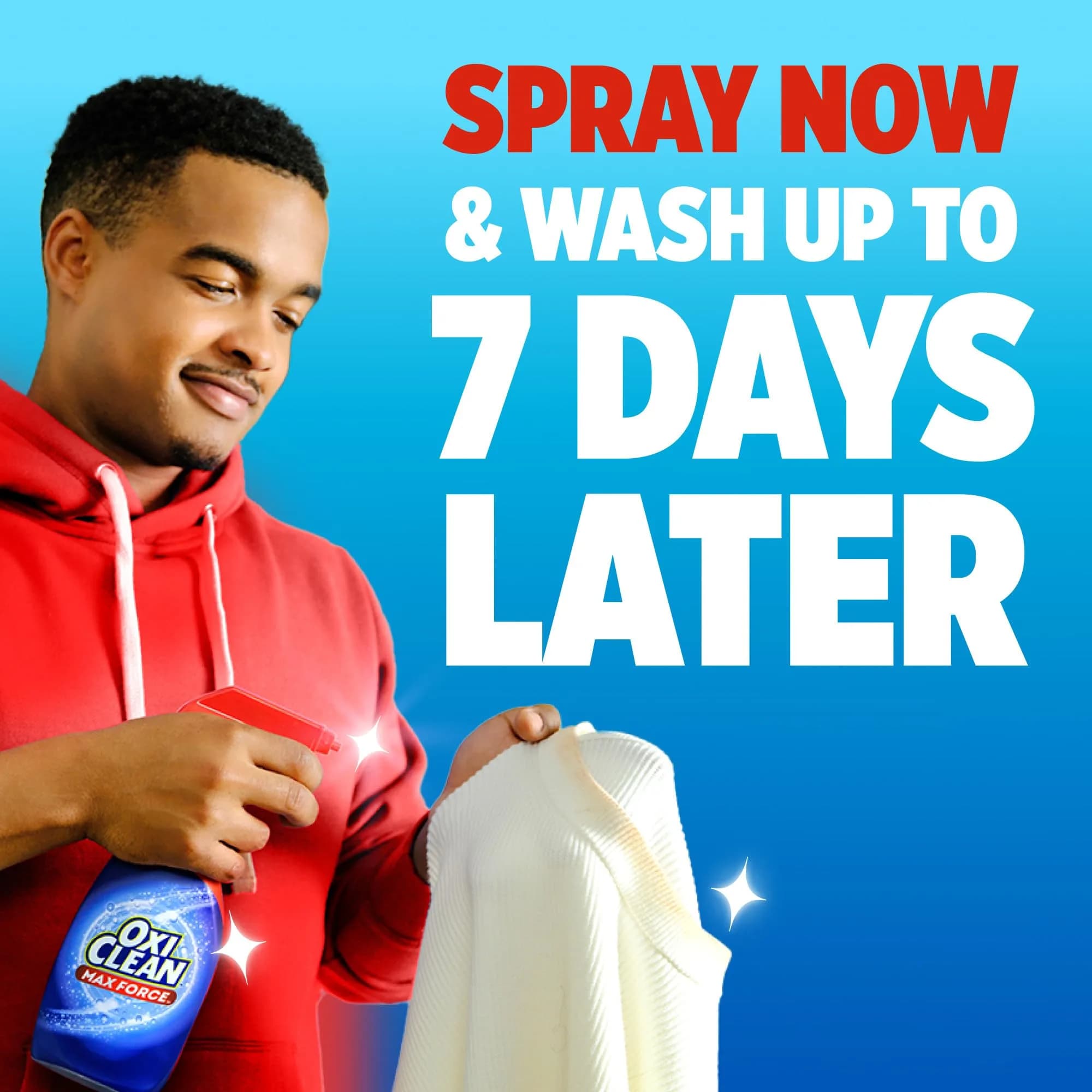 OxiClean Max Force Laundry Stain Remover Spray Refill 1.42 L (48 fl oz) | Tough Dried-In Stains, 5-in-1 Stain Fighters - view 4