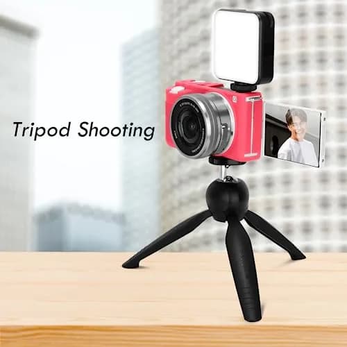 Rieibi ZVE10 Case, Soft Silicone Protective Cover for Sony ZV-E10 ZVE10 Camera, Lightweight Rubber in Rose Red thumbnail 8