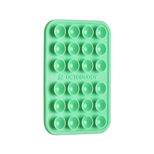 OCTOBUDDY Classic - Silicone Suction Phone Mount, Green Ash | Hands-Free Content Creation thumbnail 1