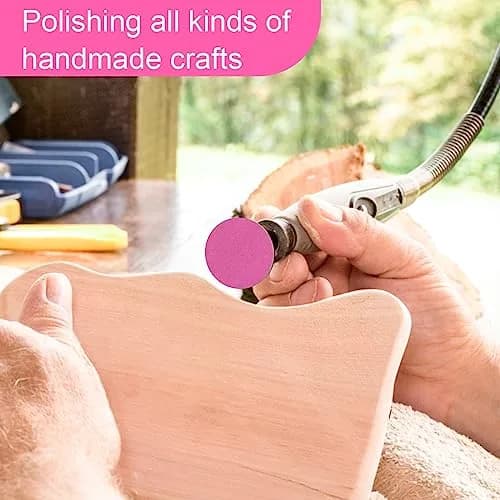 Rolybag 60Pcs Sanding Discs with Metal Mandrel Bit 25mm | 80/150/240 Grit Foot Callus Remover thumbnail 4