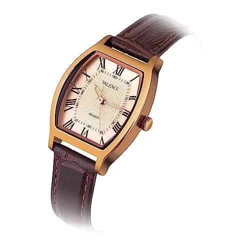 Valence Vintage Women's Square Face Leather Watch - Small Wrist Elegant Gift (30mm/14mm) thumbnail 2