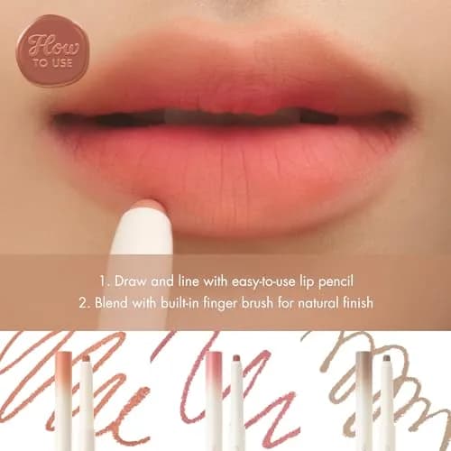 rom&nd Lip Mate Pencil | Lip Liner & Brush | 04 Fig Breeze | 0.5g | Precise, Long-Lasting, Semi-Matte thumbnail 5