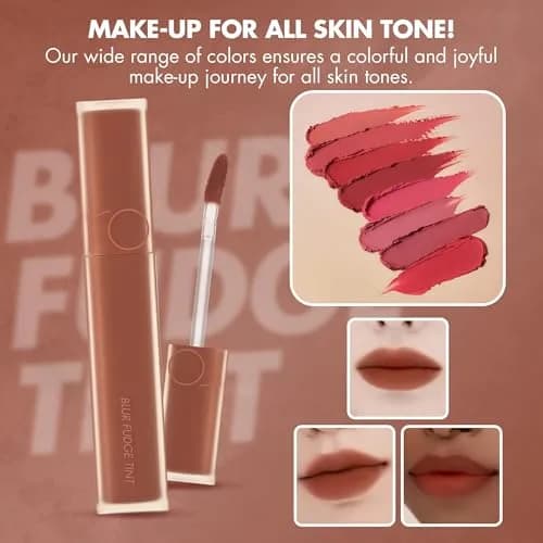 rom&nd Blur Fudge Tint Velvety Matte Lip Stain 0.17oz | Long-Lasting Burnt Orange thumbnail 8